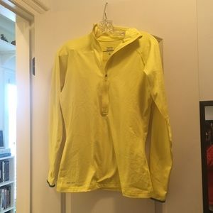 Fleece Lined Nike dri-fit pullover yellow